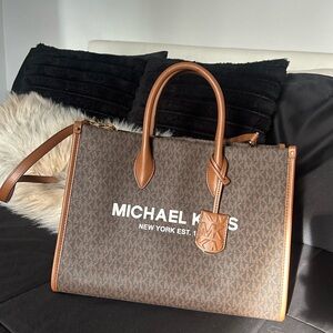 Michael Kors Brown Tote Bag